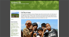 Desktop Screenshot of orrdinarylife.com